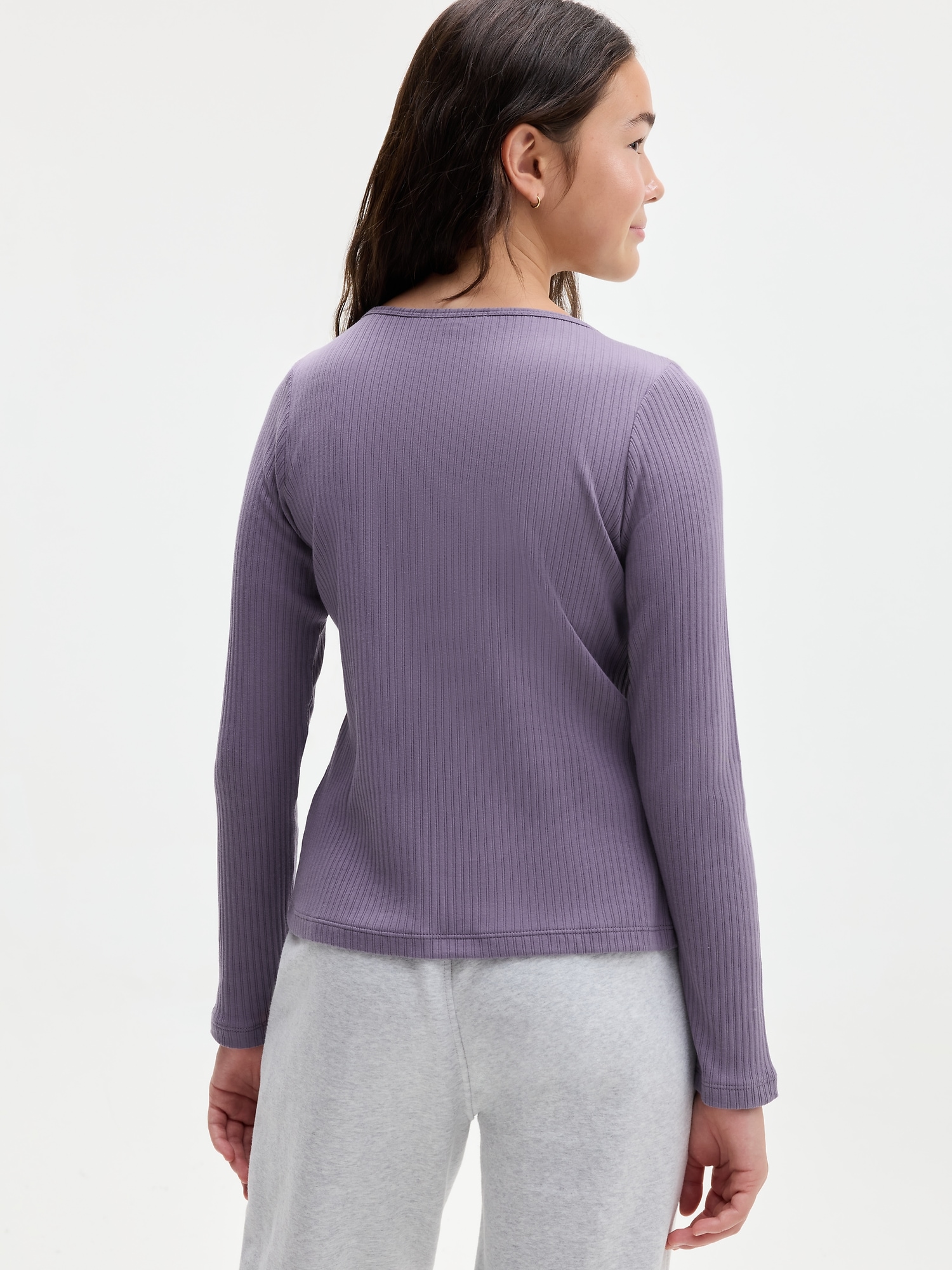 Athleta Girl Right Moves Asymm Rib Top