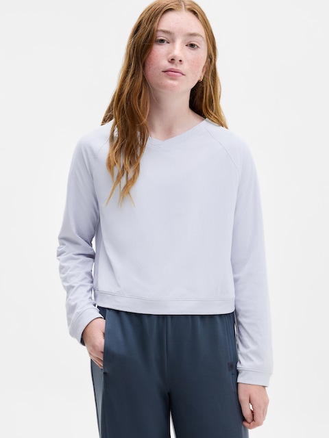 Athleta Girl Practice Mesh Jersey Top