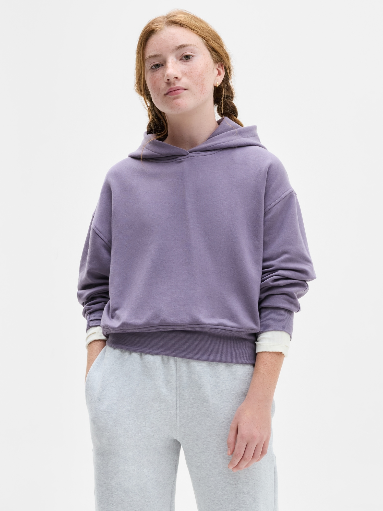 Athleta Girl Coaster Luxe Balloon Sleeve Hoodie