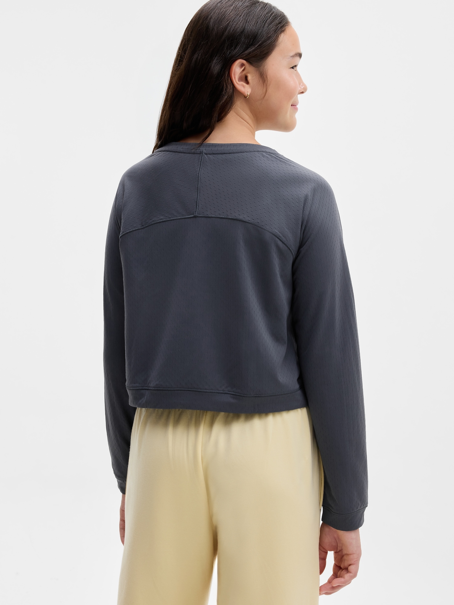 Athleta Girl Practice Mesh Jersey Top