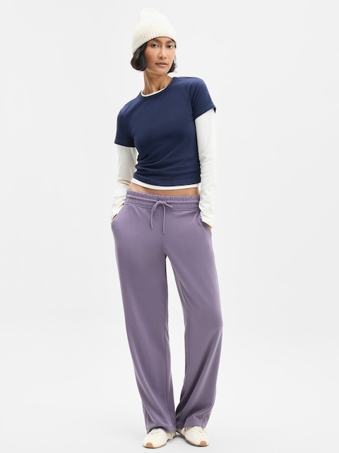 Seasoft Mid Rise Straight Pant