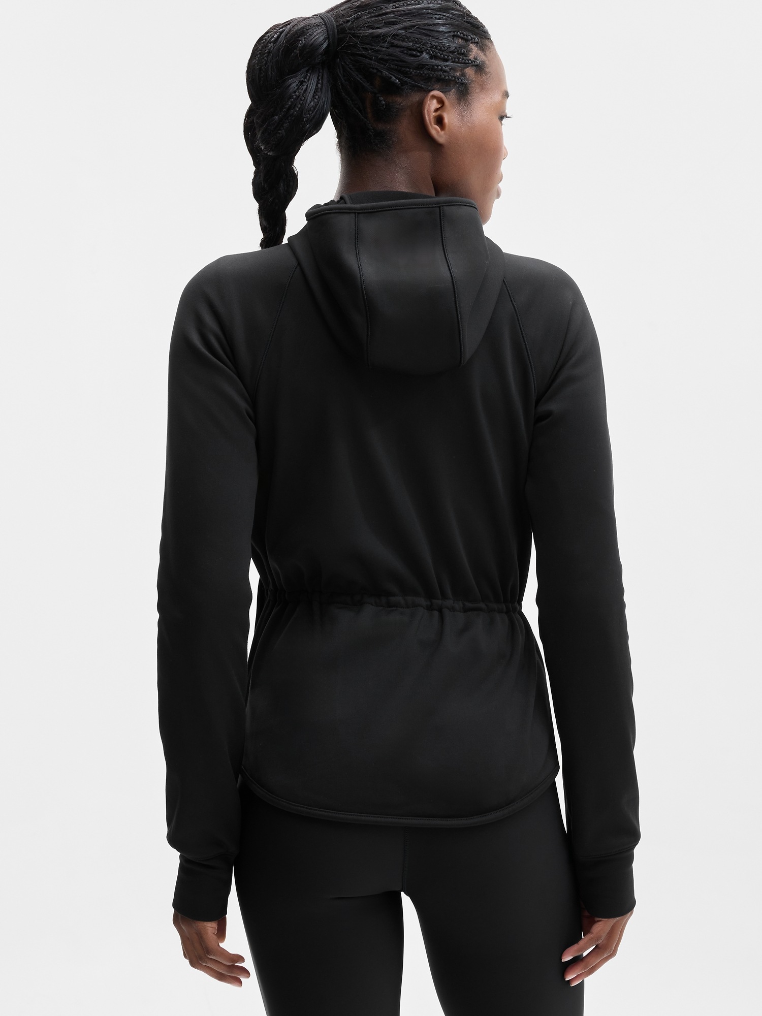 Женская куртка Athleta Unstoppable Full Zip, цвет: Чёрный — фото 5