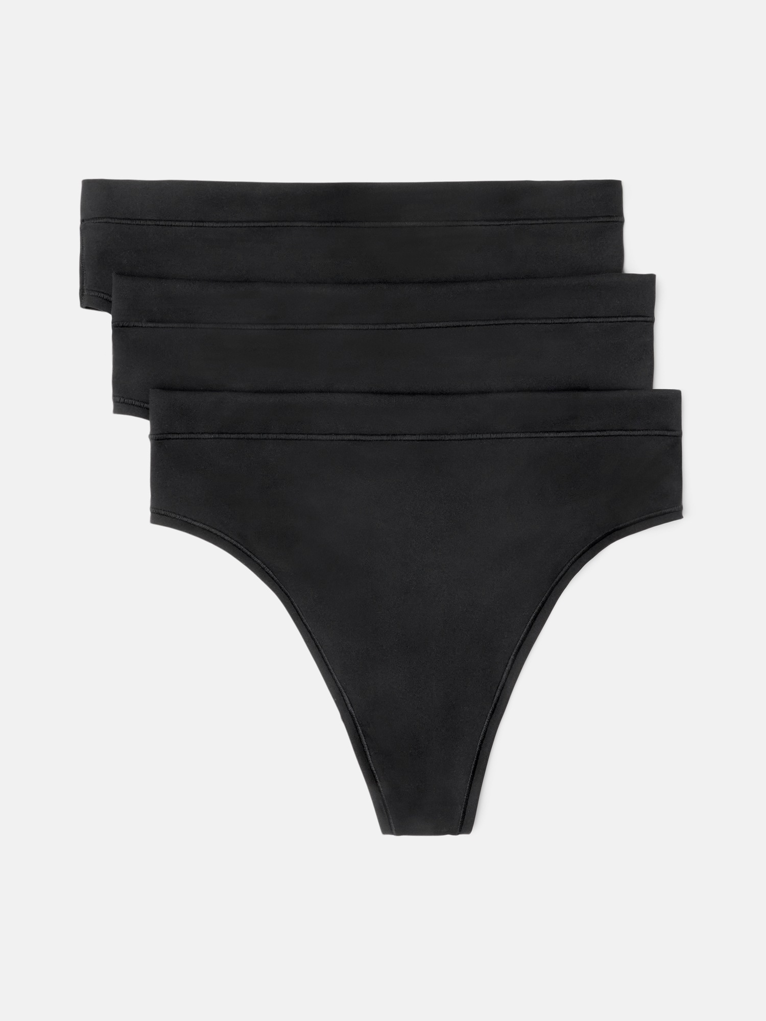 BodyMove High Rise Thong Underwear 3-Pack
