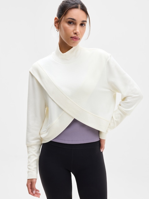 Coaster Luxe Mock Neck Sweatshirt