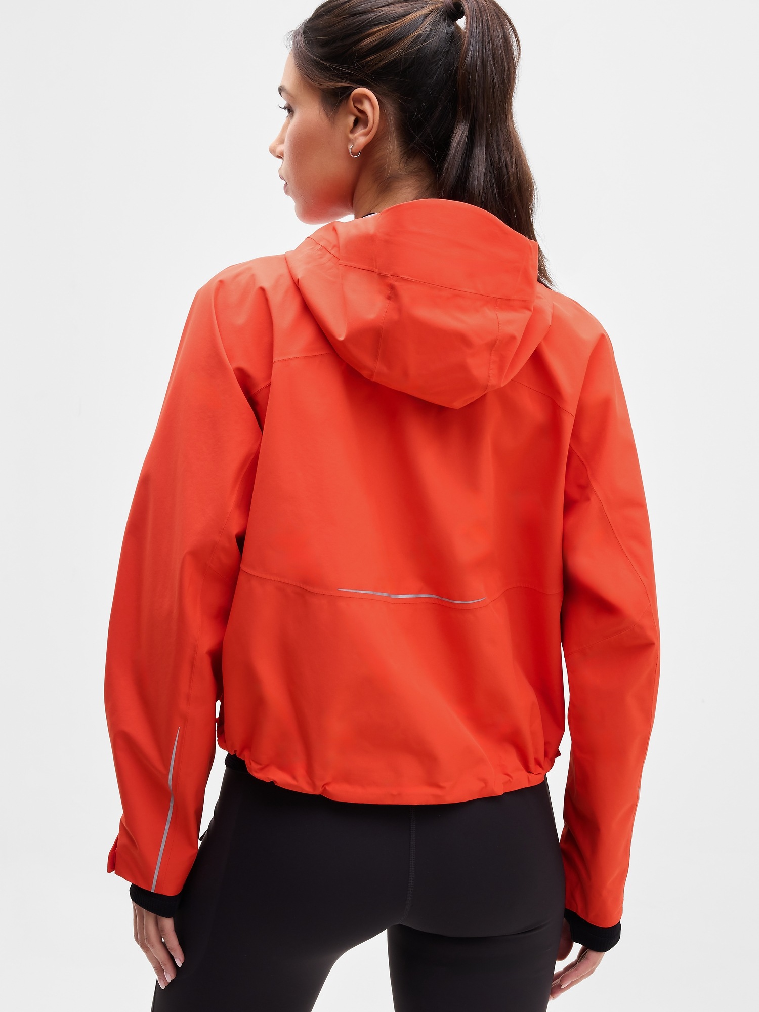 Женская куртка Athleta Waterproof Cinch, цвет: Ember — фото 3