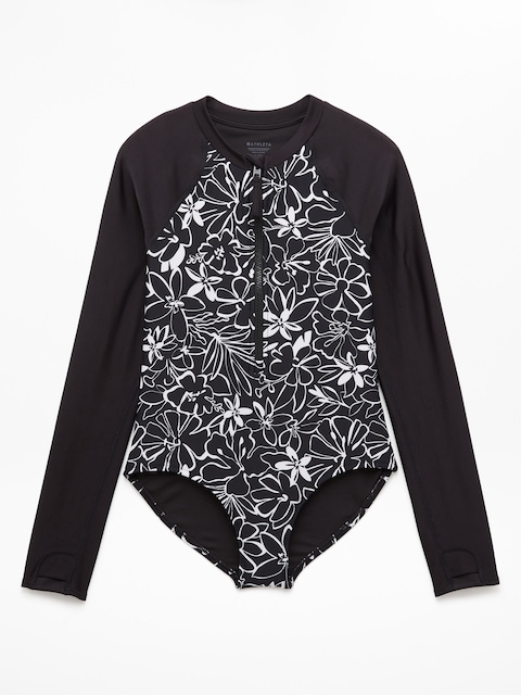 Athleta Girl Rashguard One Piece Swimsuit