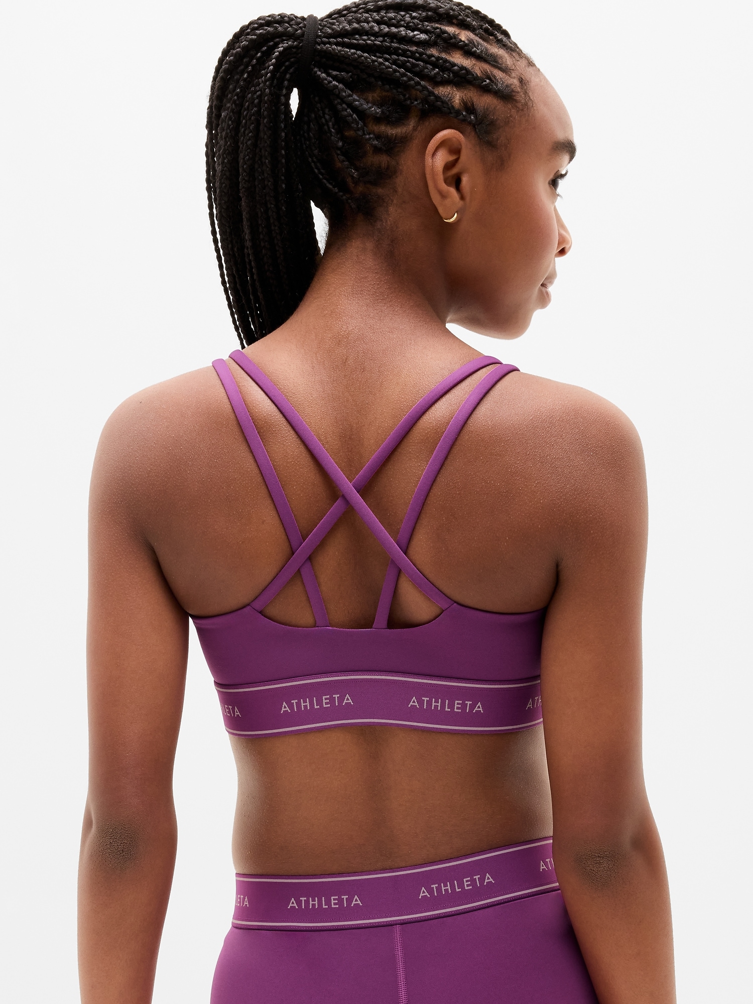 Бра Speed для детей — Athleta, цвет: Azalea — фото 3