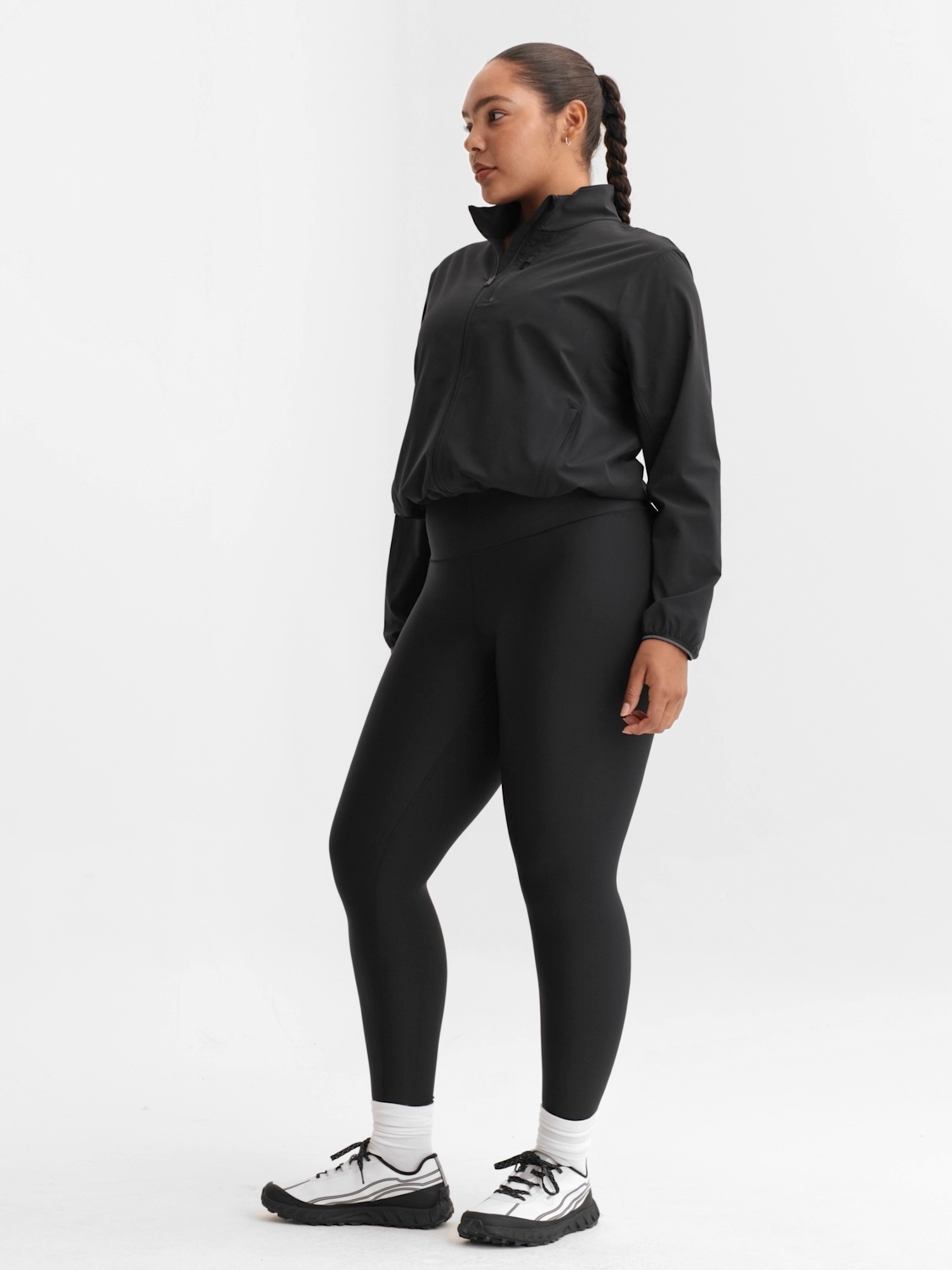 Женская куртка Athleta Sprint Finish, цвет: Чёрный — фото 4
