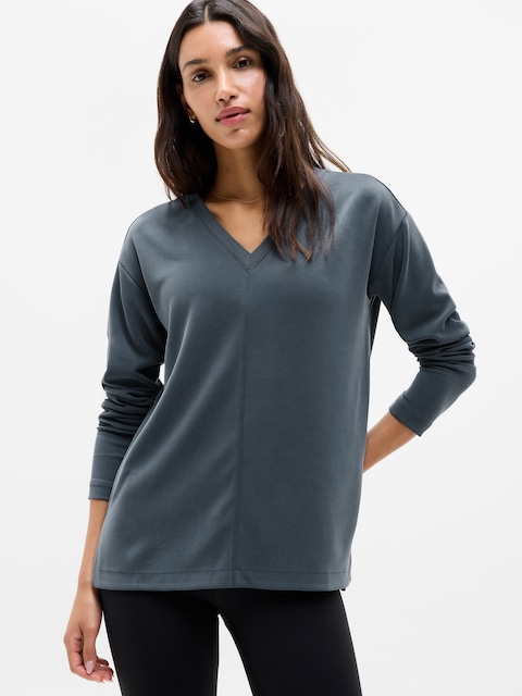 Seasoft V-Neck Sweatshirt