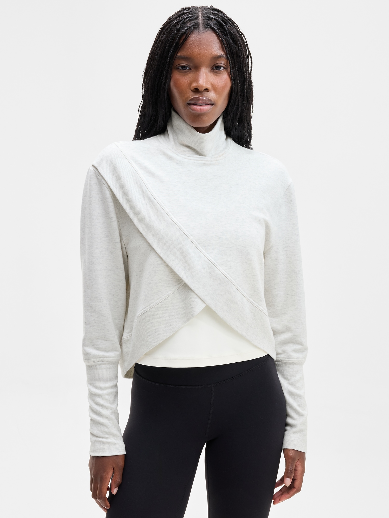Coaster Luxe Mock Neck Sweatshirt