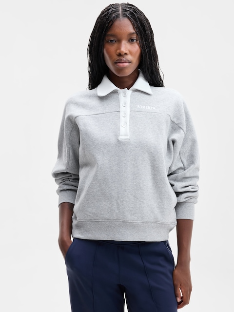Forever Fleece Rugby Sweatshirt