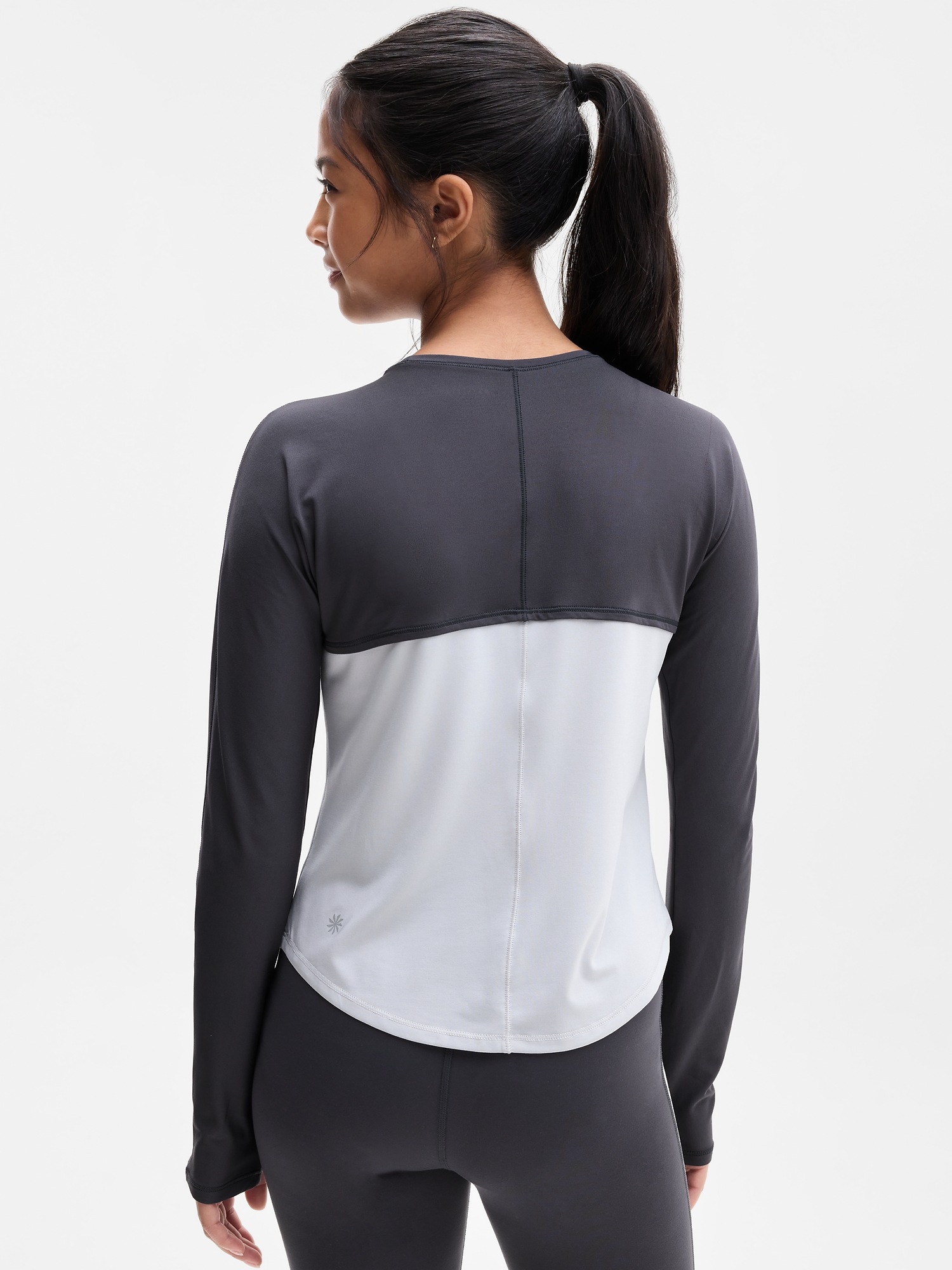 Топ Athleta Practice Shrug для девочек, цвет: Пепельный — фото 3
