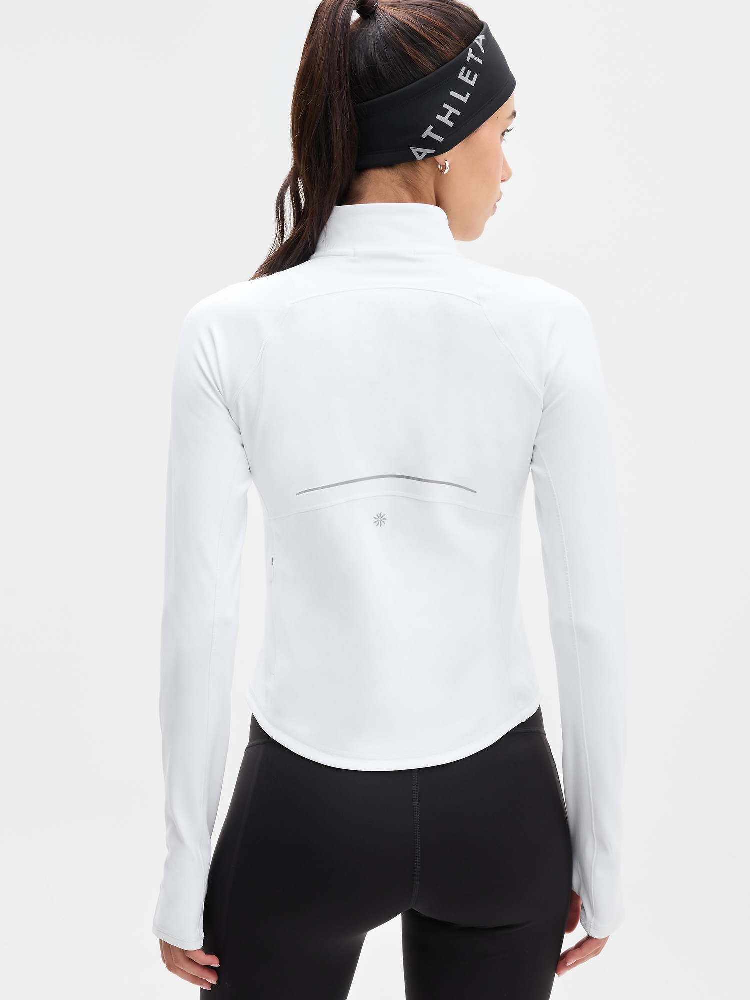 Женская куртка Athleta Rainier Full Zip, цвет: Яркий белый — фото 3