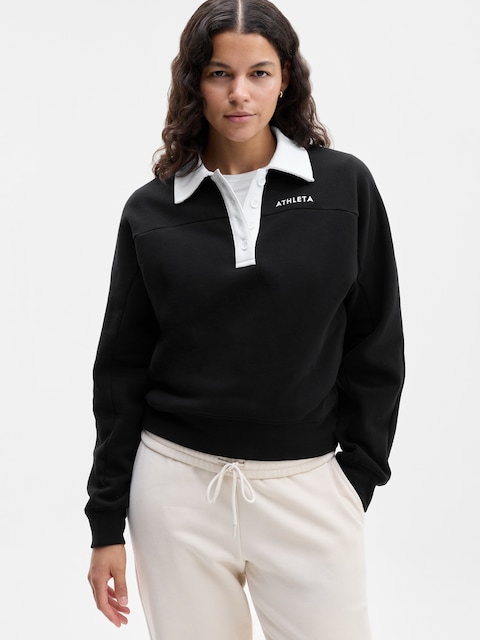 Forever Fleece Rugby Sweatshirt