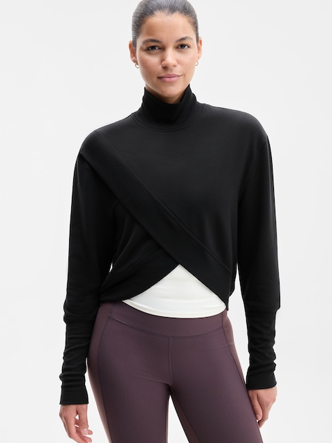 Coaster Luxe Mock Neck Sweatshirt