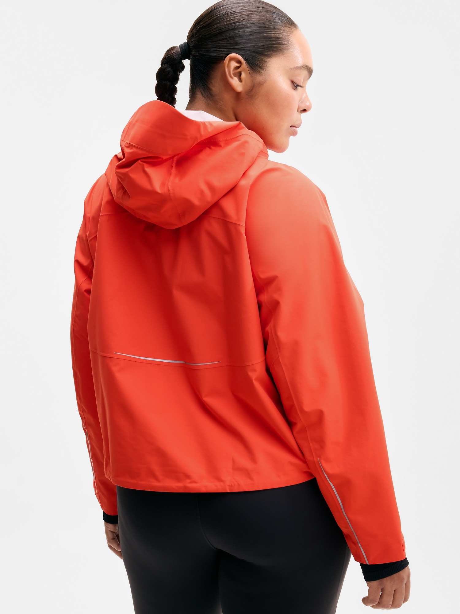 Женская куртка Athleta Waterproof Cinch, цвет: Ember — фото 6