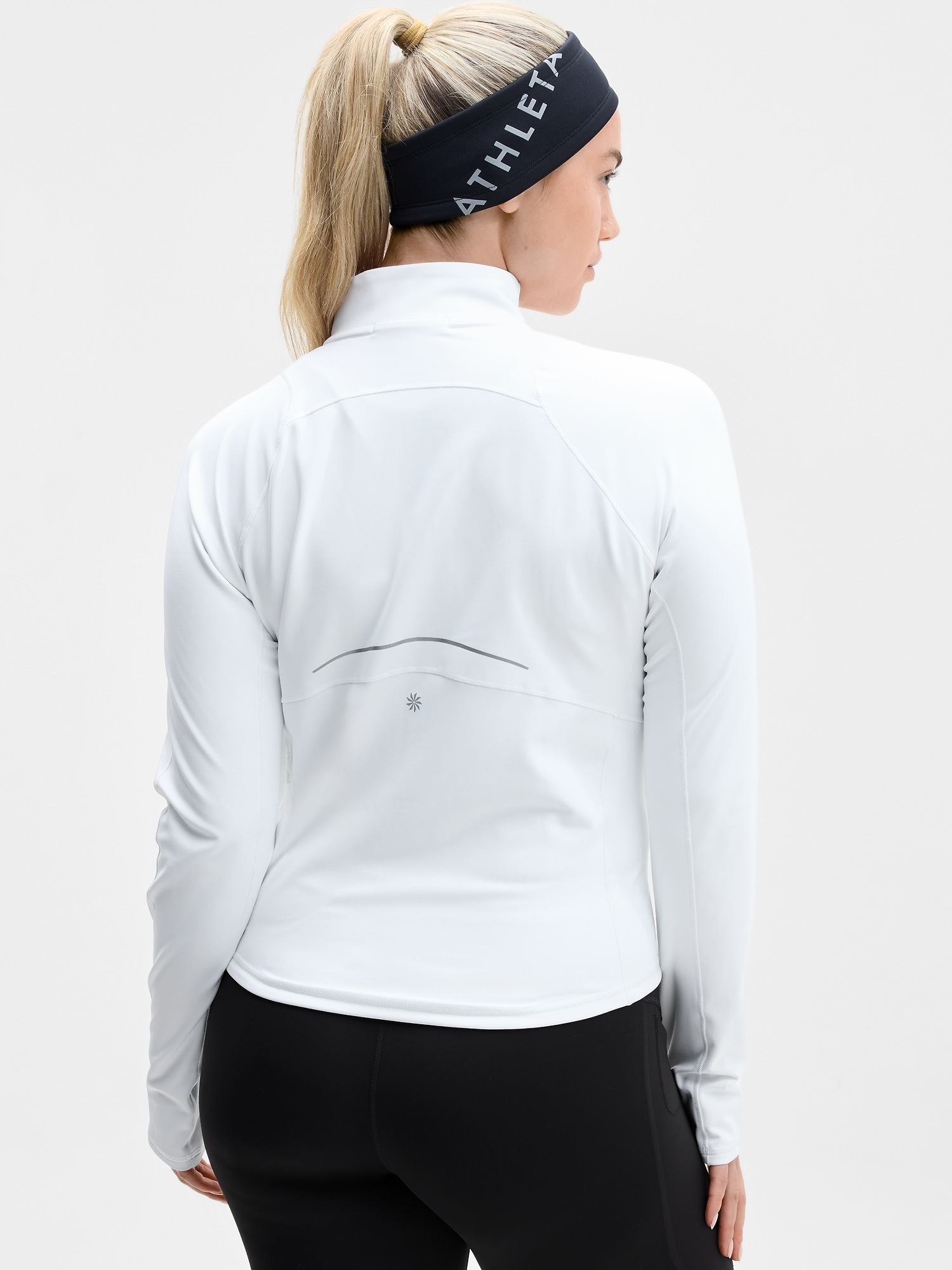 Женская куртка Athleta Rainier Full Zip, цвет: Яркий белый — фото 5