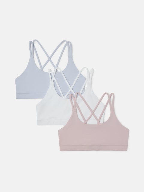 Athleta Girl High Speed Bra 3-Pack