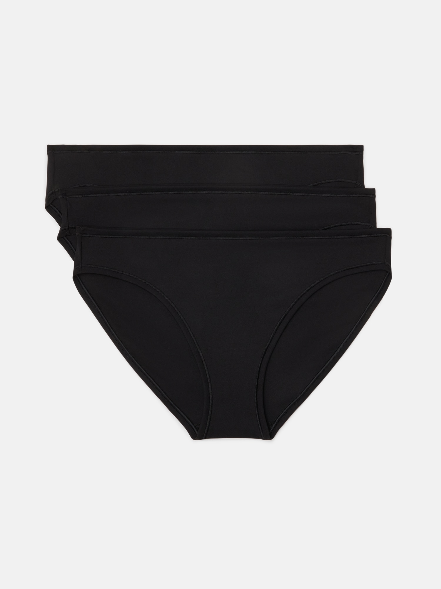 Трусы-бикини BodyMove, 3 шт. — Athleta, цвет: Чёрный