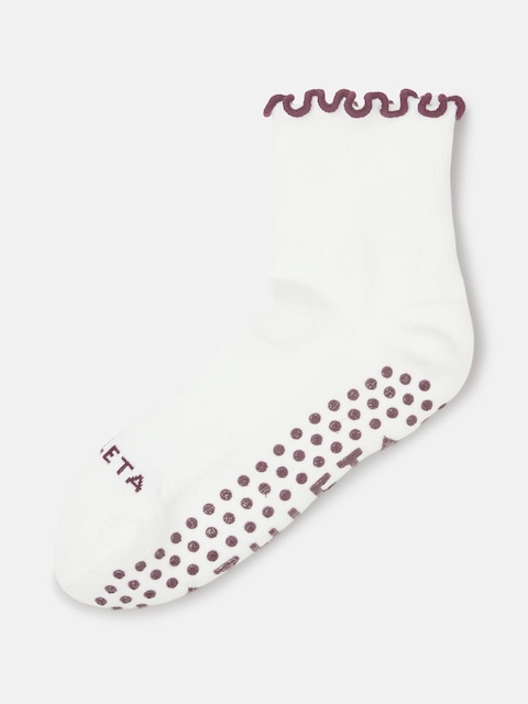 Ruffle Grip Sock